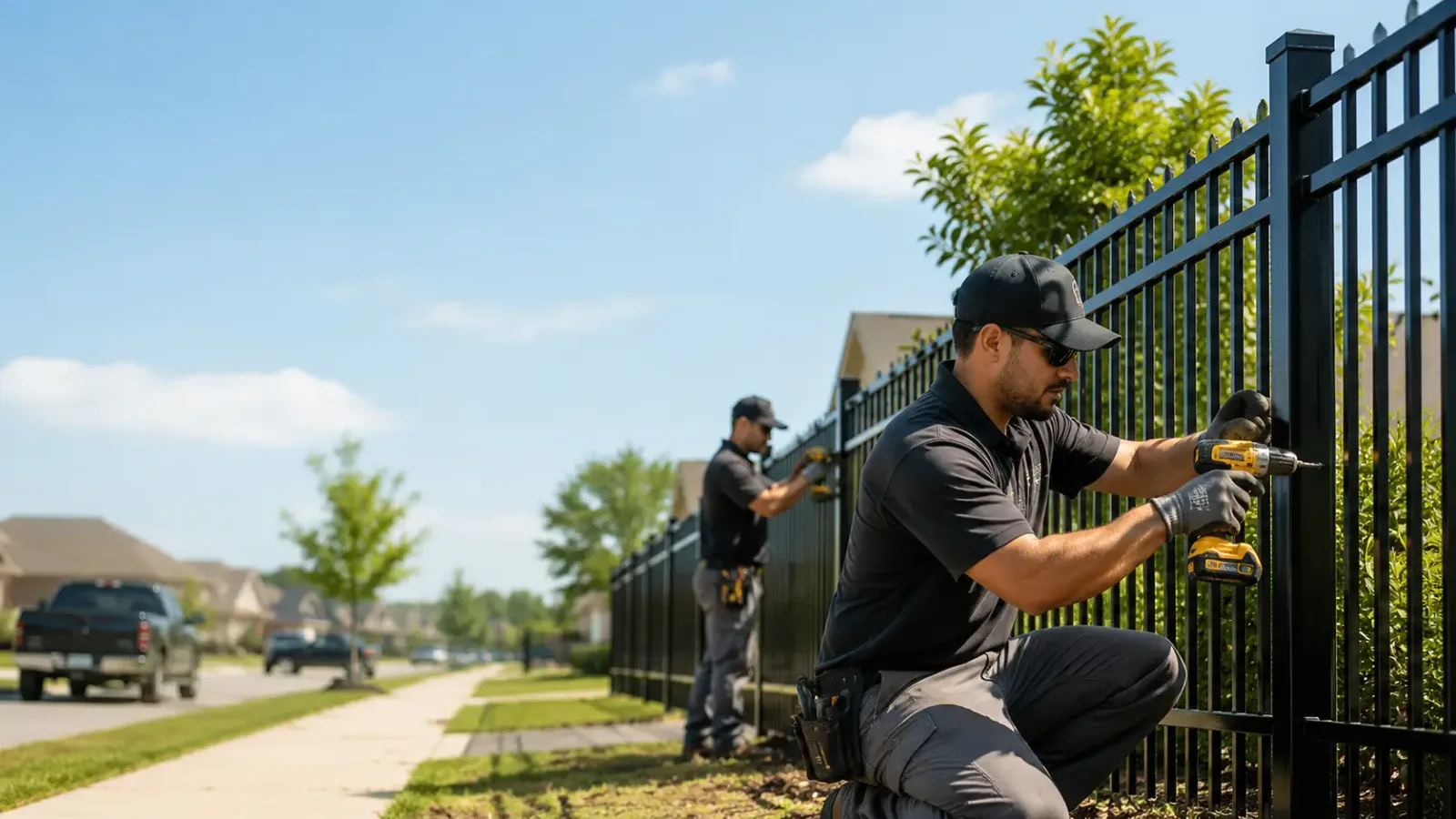 Metal Fence Installation in Woodville, VA